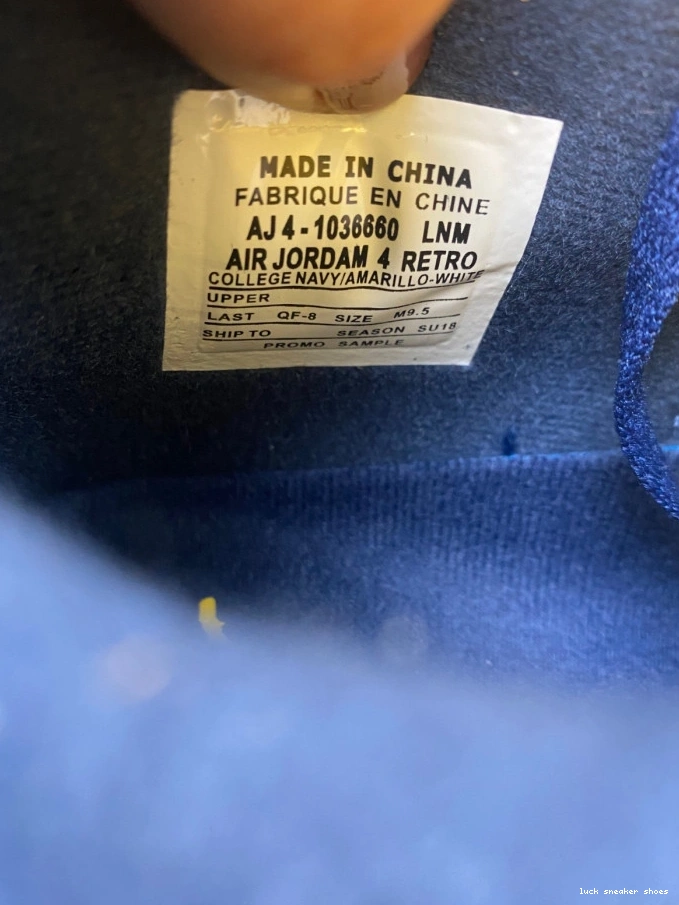 Cheap LUCY Michigan Jordan Air Retro (PE) 4 AJ4-1036660 0815